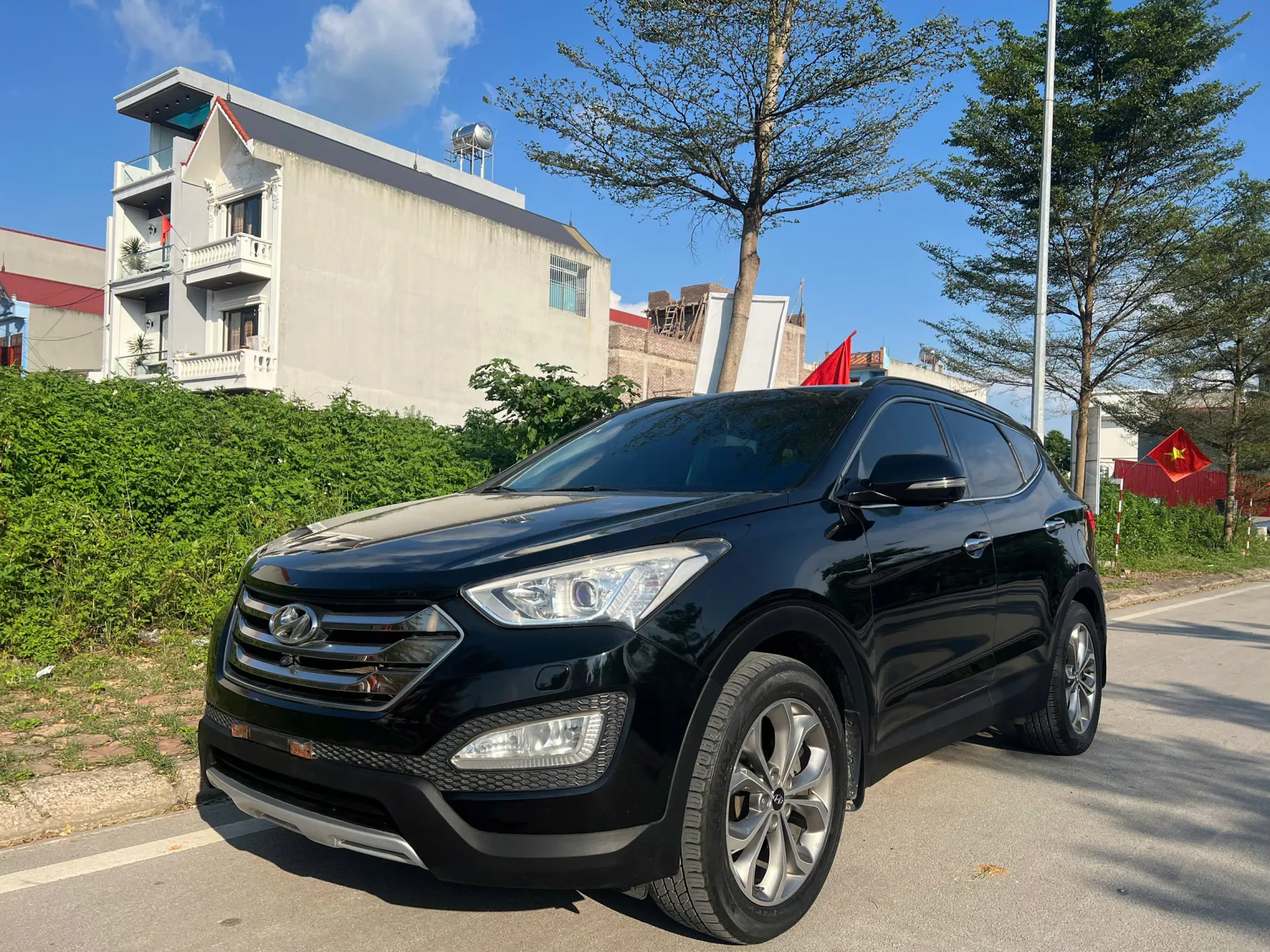 Hyundai Santa Fe 2015 · Máy dầu 2 cầu tình trạng xe và máy học hoàn hảo - ảnh chi tiết 1