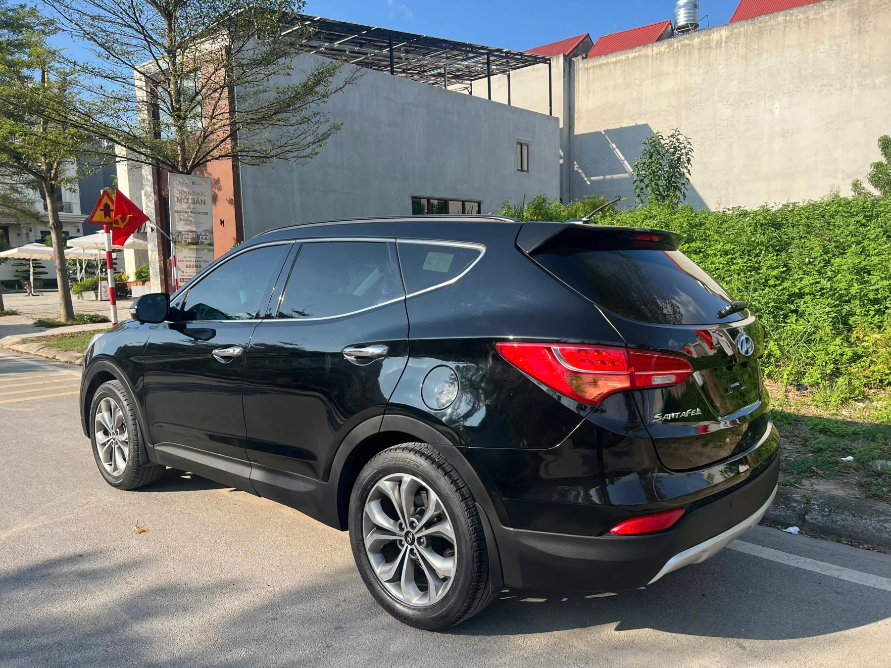 Hyundai Santa Fe 2015 · Máy dầu 2 cầu tình trạng xe và máy học hoàn hảo - ảnh chi tiết 2
